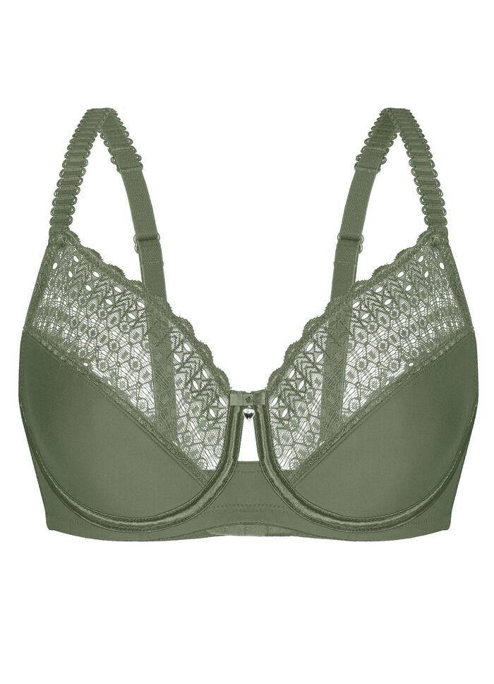 Sassa two-pack beugelbeha 1X OLIJFGROEN, 1X WIT