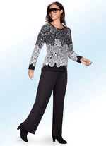 Broek in trendy palazzo-vorm 