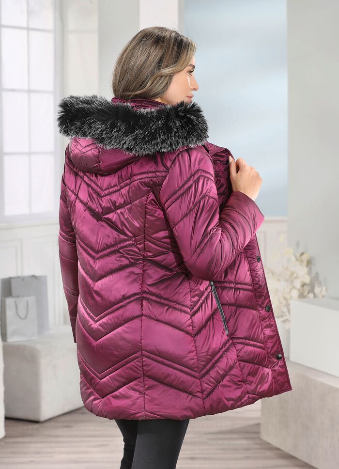 Jas met afneembare capuchon 