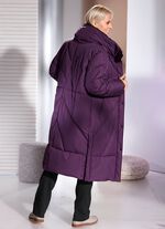 Functionele jas met opbergbare capuchon AMETHIST