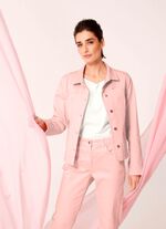 Denim jack met stijlvolle naden 