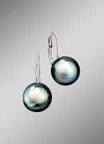 Geweldige oorbellen met Tahitiaanse kweekparels 