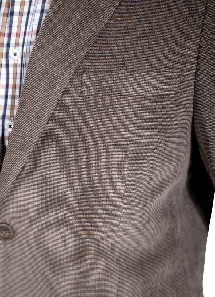 Single-breasted jasje in 2 kleuren TAUPE