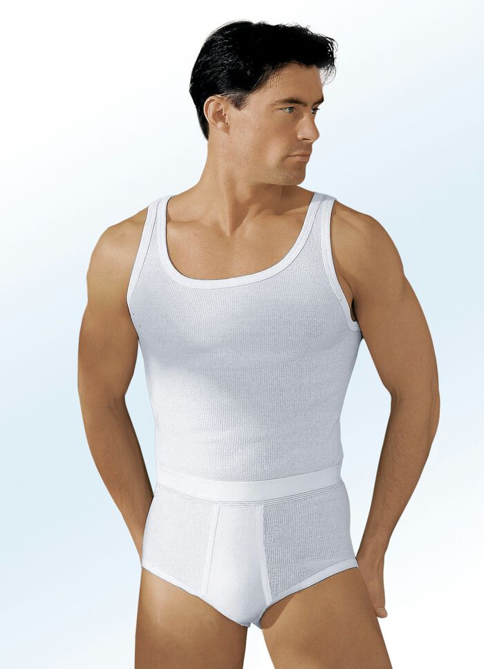 Hermko driepack dubbelgeribde sportjacks 