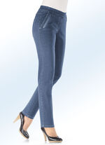 Buikcorrigerende jeans JEANSBLAUW
