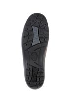 ELENA EDEN pantoffels gemaakt van nappaleer BORDEAUX-ZWART