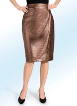 Rok in modieuze wikkellook BRONS