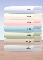 Hoogwaardig flanellen bedlaken van katoen ECRU