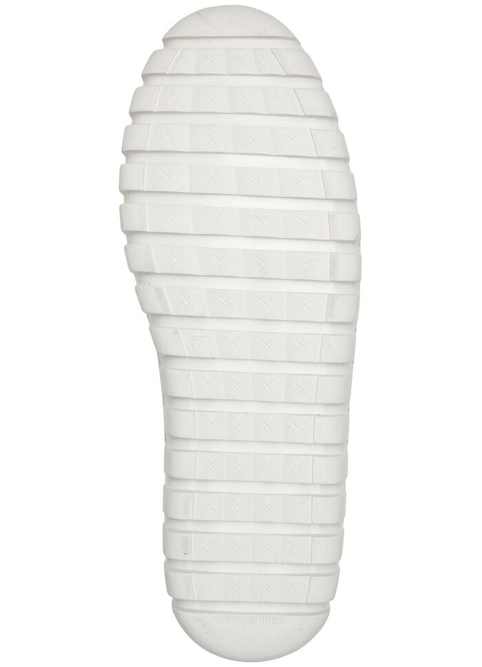 Gemini veterschoen met veters in regenboogkleuren LICHTBLAUW