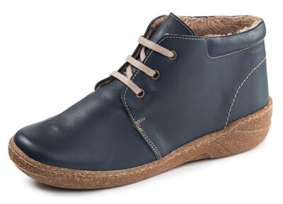 ELENA EDEN, gevoerde dameslaarzen, breedte G, met uitneembaar voetbed 