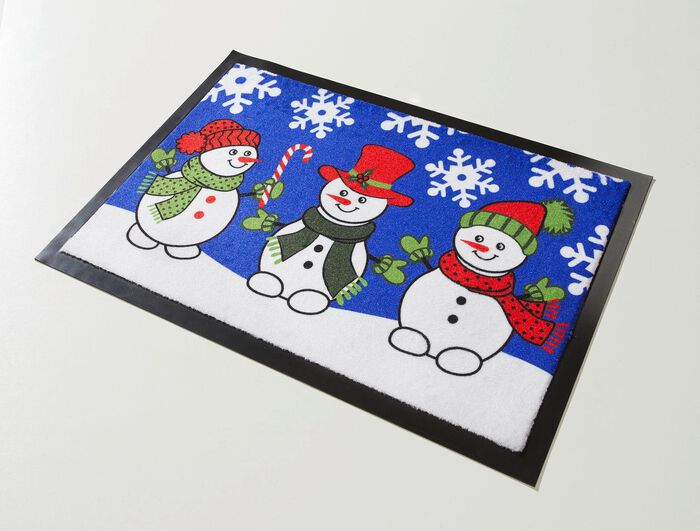 Sneeuwpop deurmat 