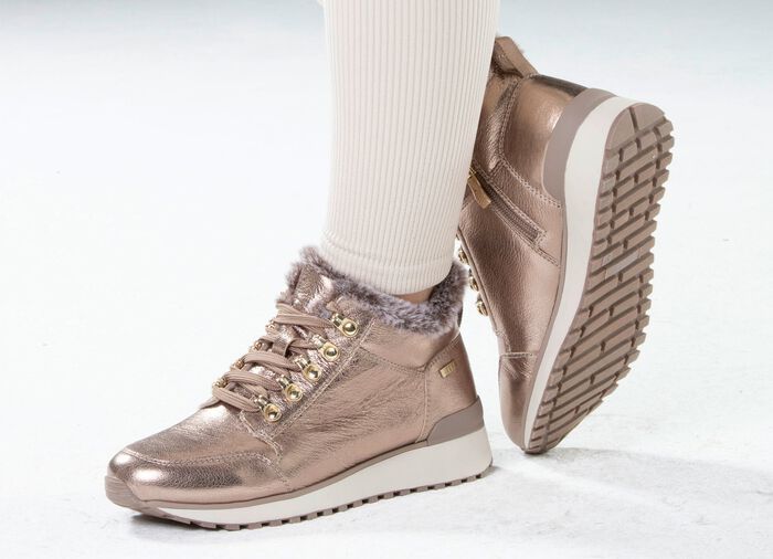 ELENA EDEN, gevoerde dameslaarzen, winterschoenen, breedte G, met uitneembaar voetbed 