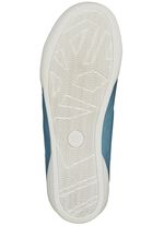 Andrea Conti pantoffels met praktische ritssluiting BLAUW