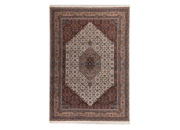 Handgeknoopte bruggen, tapijten en galerijen van 100% scheerwol BEIGE