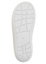 Muiltjes van ELENA EDEN met deels glinsterende zebraprint 