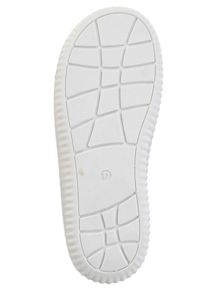 Muiltjes van ELENA EDEN met deels glinsterende zebraprint 