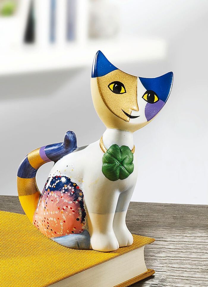 Minikat met klaverblad 