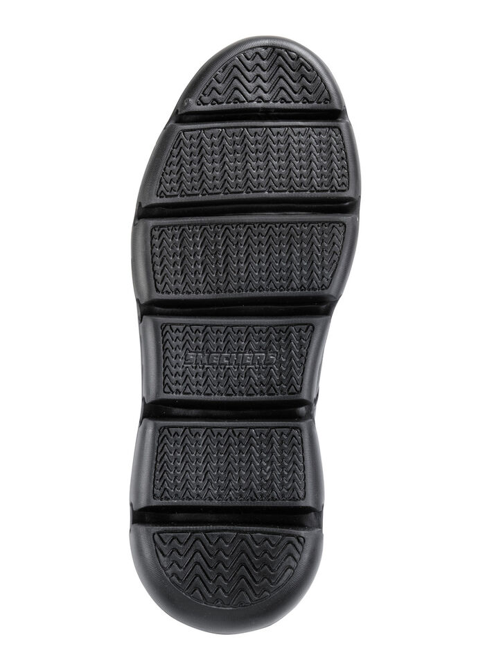 SKECHERS pantoffels met voorgevormde instaphielplaat ZWART