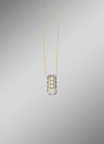 Moderne hanger met diamanten 