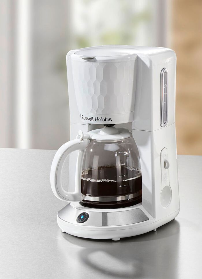 Russell Hobbs Honeycomb ontbijtserie gemaakt van hoogglans kunststof 