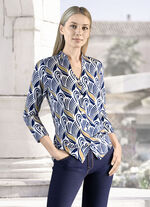 Prachtig ontworpen overhemdblouse 