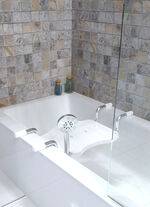 Badzitje van stevig aluminium 