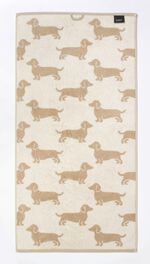 badstofserie in absorberende, zachte katoenkwaliteit BEIGE