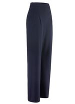 Broek met modieus uitlopende enkels 