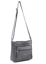 Laurina, tas, dames, met verstelbare schouderband GRIJS