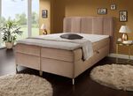 Boxspringbed met bedbox en topper 