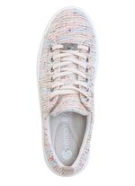 Remonte sneakers gemaakt van effectief gestructureerd textielmateriaal WIT-MULTICOLOR