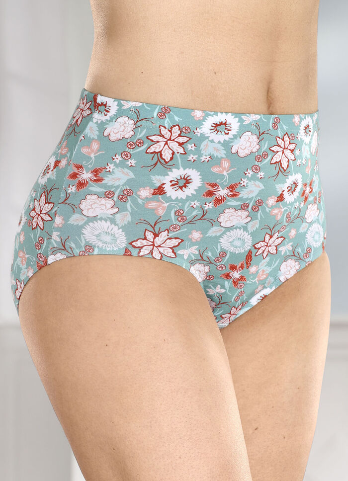 Set van vier slips met elastische band 
