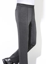 Slip-on broek "Klaus Models" in 3 kleuren ANTRACIET GEMÊLEERD