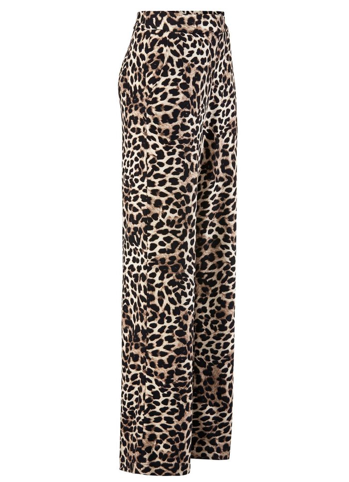 Broek in trendy luipaardprint 