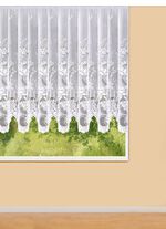 Gebloemde raamvitrage 