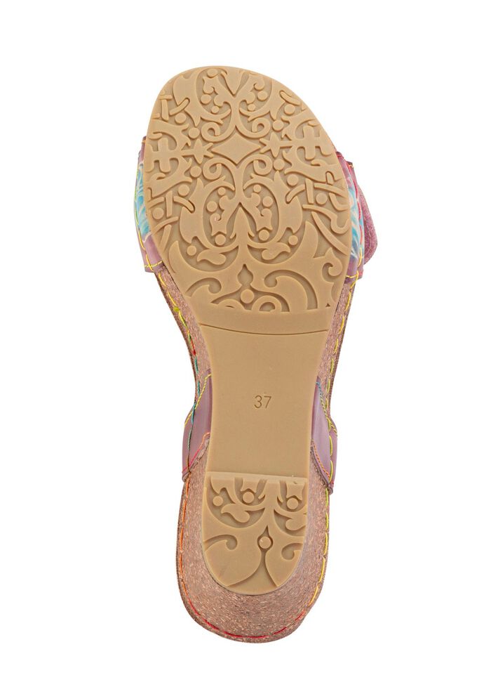 Laura Vita sandaal met bloemendecoratie 