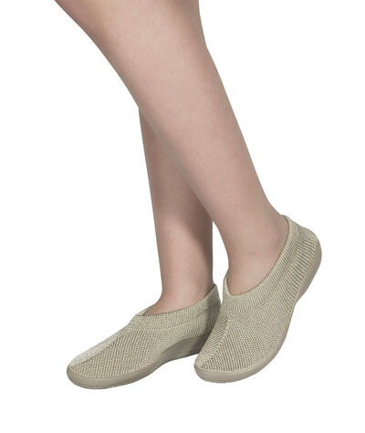 Ballerina met elastische insteek 