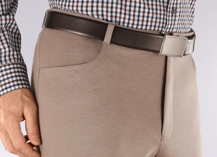 Herenriem, 3,5 cm breed met automatische sluiting 