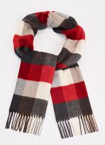 Sjaal met ruitjesmotief 