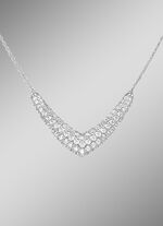 Ketting met zirkonia 