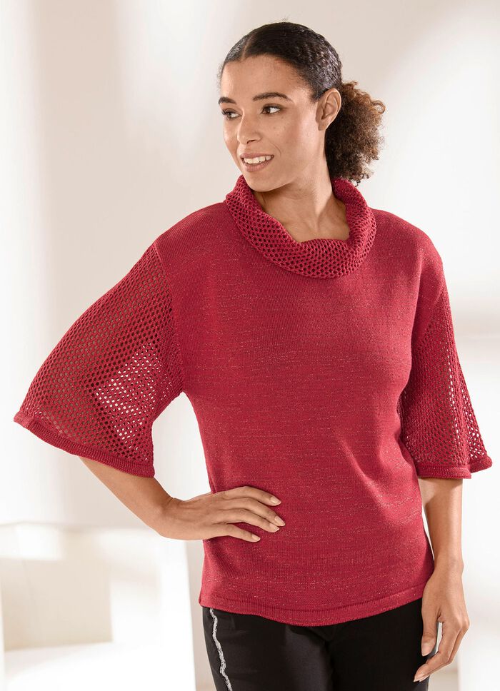 Trui met glittereffect 