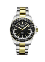 Quartz herenhorloge Rotary World Timer 