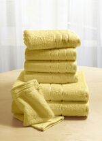 Zachte badstof handdoeken van dichte lussenpool 