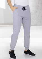 Casual broek in 4 kleuren LICHTGRIJS GEMÊLEERD