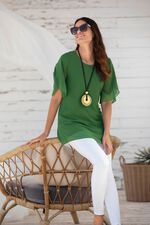 Effen gekleurde tuniek 