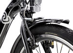 Verocraft opvouwbare e-bike met stalen opvouwbaar frame SCHWARZ
