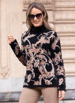 Trui met fantasiegaren 