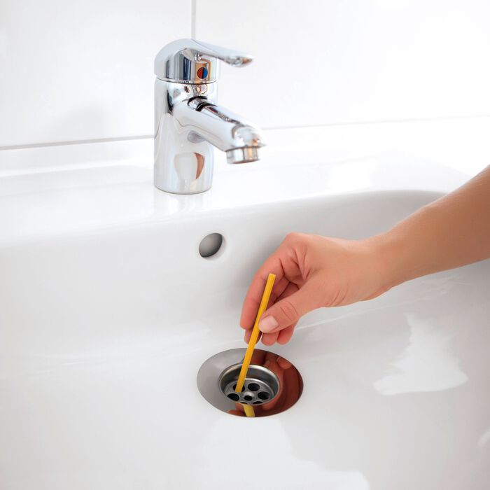 Oranje reinigingsset met gratis afvoersticks 