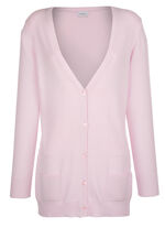 Cardigan met modaal ROSÉ