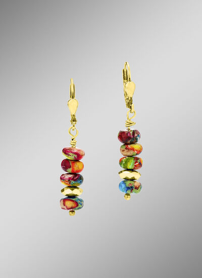 Glinsterende oorbellen 